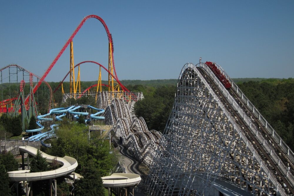 Kings Dominion in Virginia is a tourist attraction for RV owners.