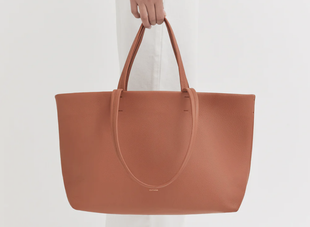 comparison cuyana tote bags 