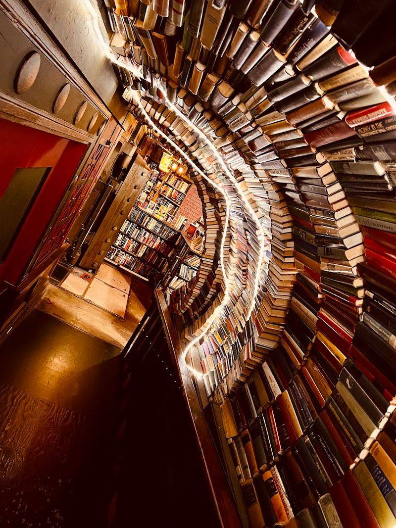 The Famous Book Tunnel Upstairs