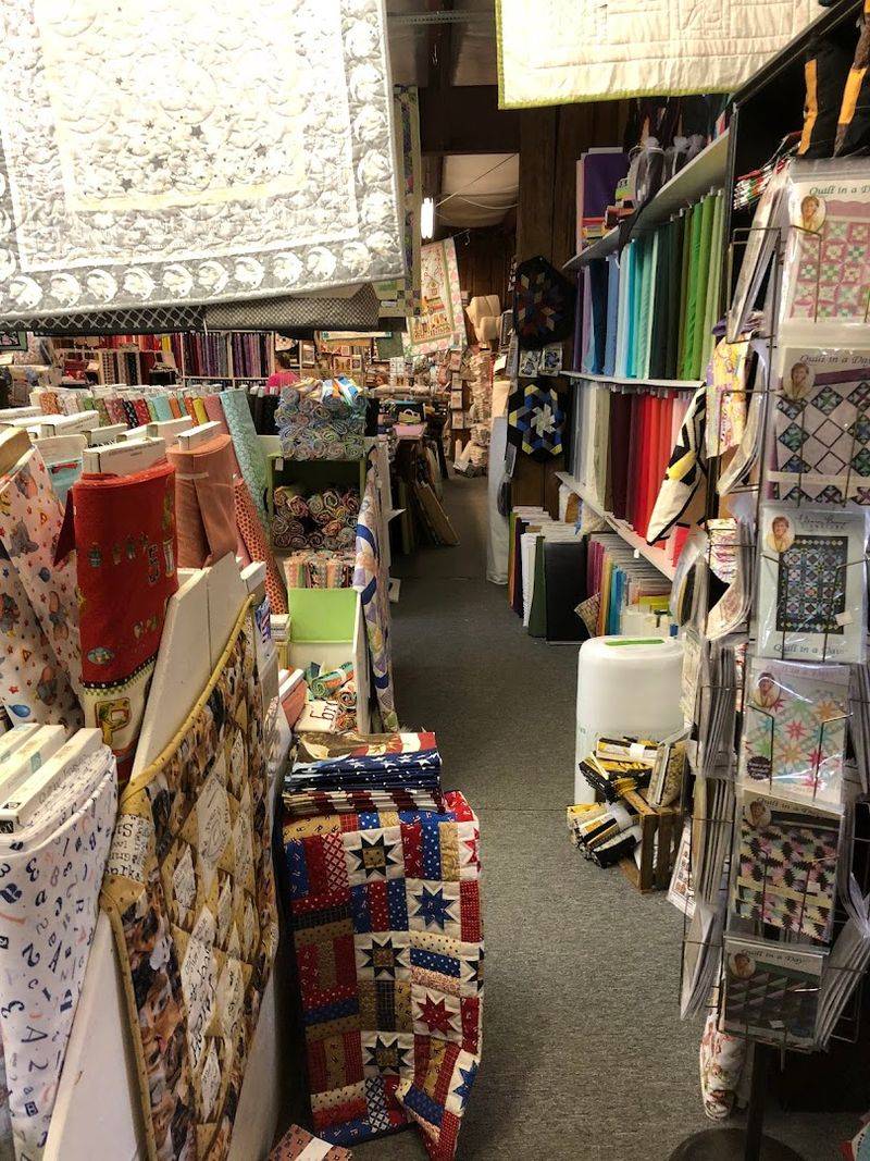 Rows And Rows Of Fabric That Seem To Go On Forever