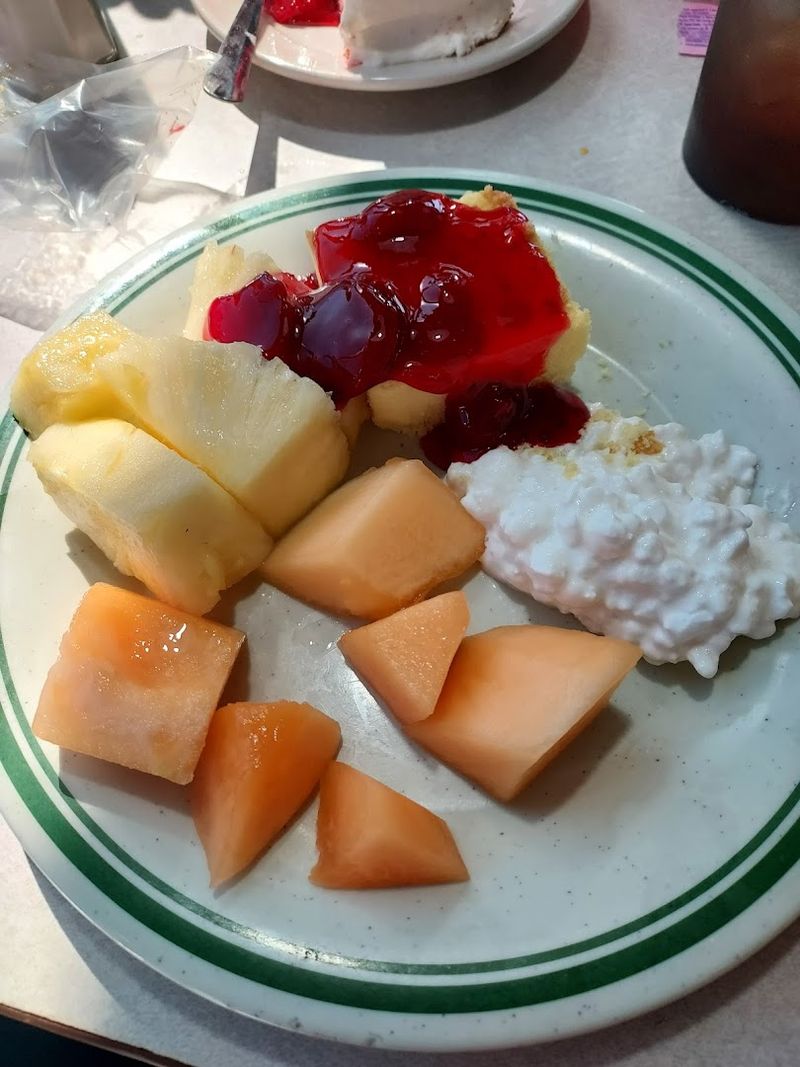 The Salad Bar And Fresh Fruit Options
