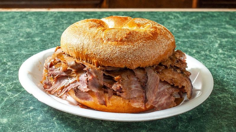 The Roast Beef Sandwich Up Close Is Flavor You Won't Forget