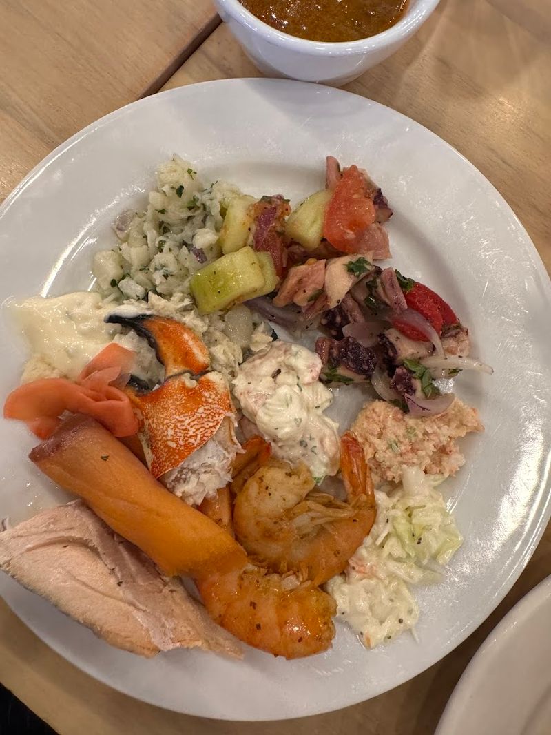 Crab Legs Piled High And Ready To Crack