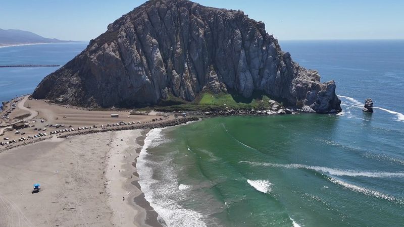 Morro Bay And The Famous Rock Nearby