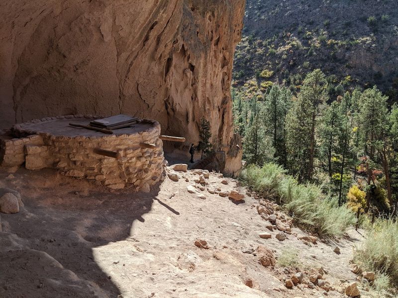 Ladders Into The Cliff Dwellings
