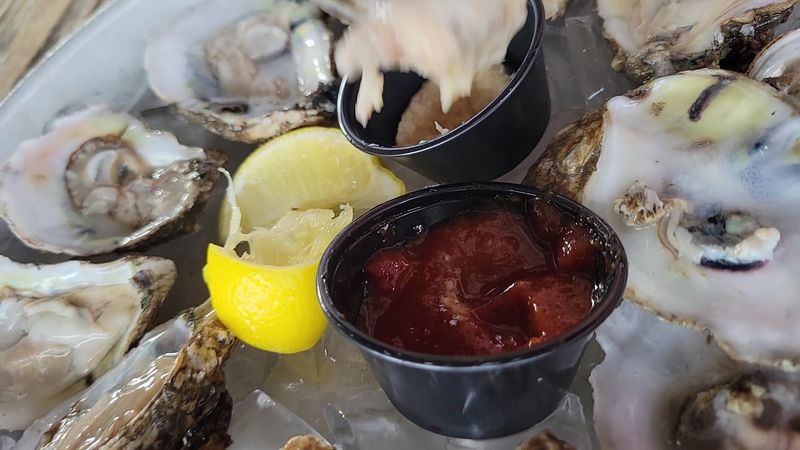 Fresh Oysters Served Right By The Water