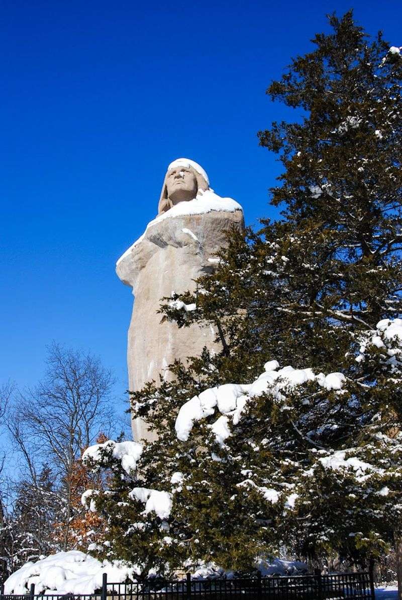 Up Close With The Statue