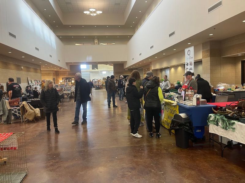 Rows Of Vendors Selling Everything From Antiques To Odd Finds