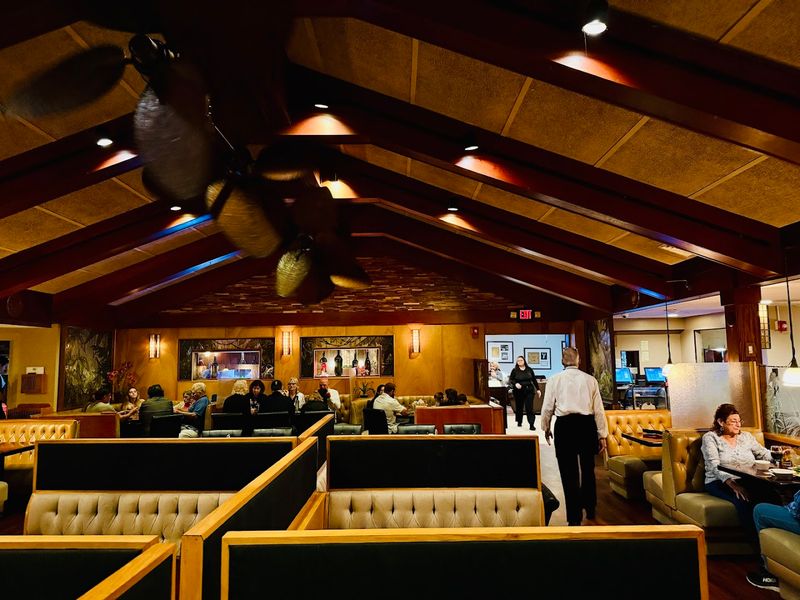 The Dining Room Atmosphere Feels Warm And Timeless