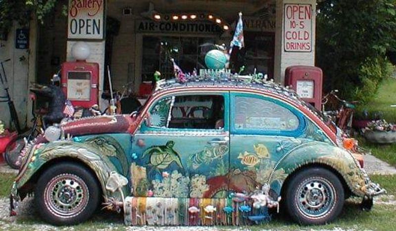 The Art Car And Outdoor Yard Displays