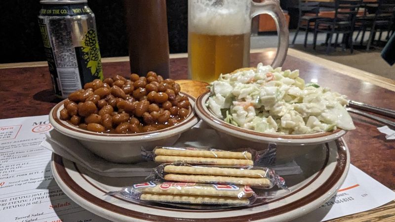 The Salad Bar Gives The Meal Some Balance