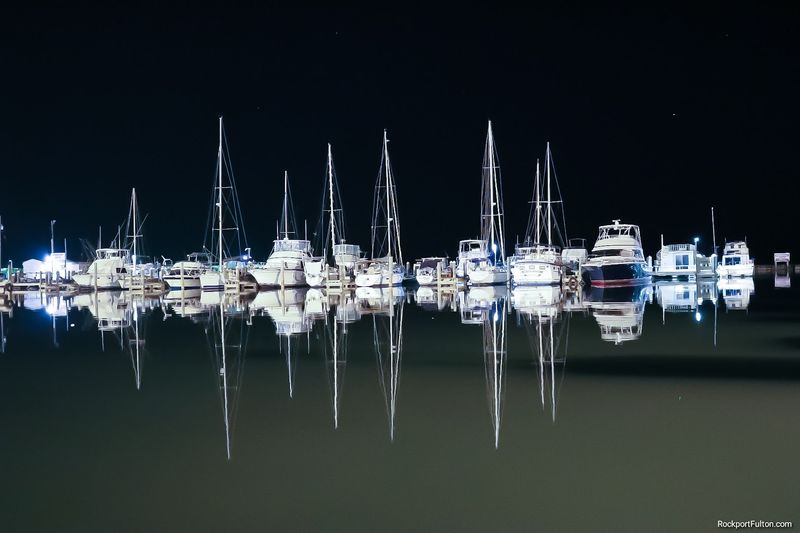 Aransas Bay And The Waterfront That Defines The Town