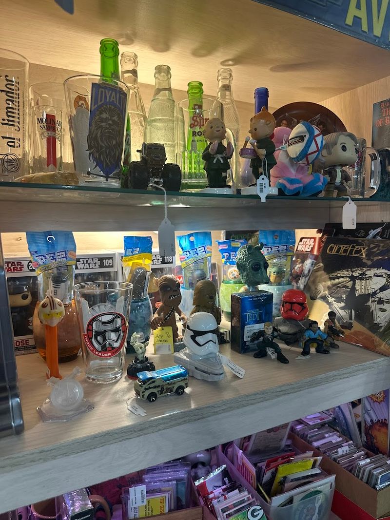 Pop Culture And Modern Collectibles Mixed In With The Classics