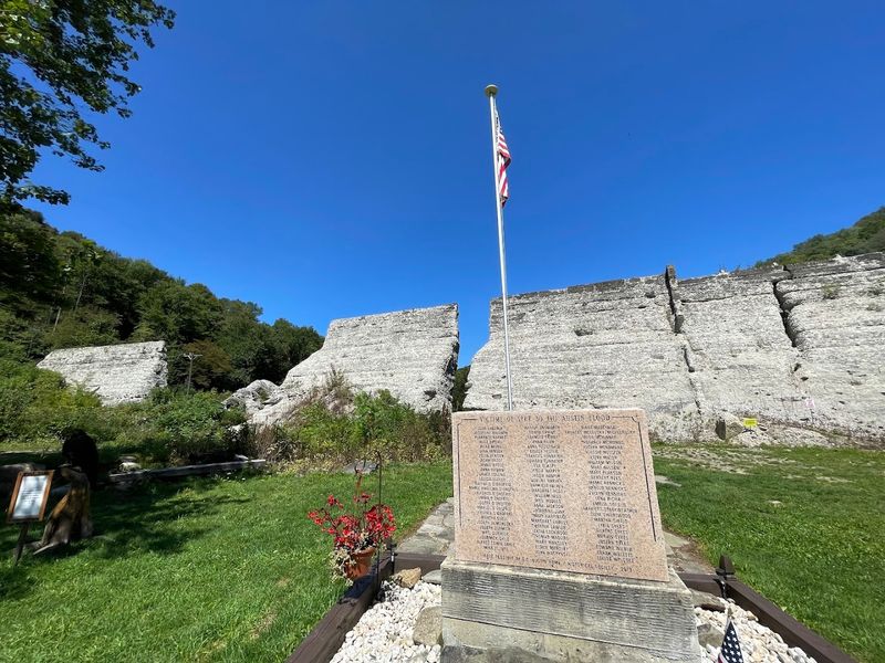 A Quiet Place Of Remembrance Near The Ruins
