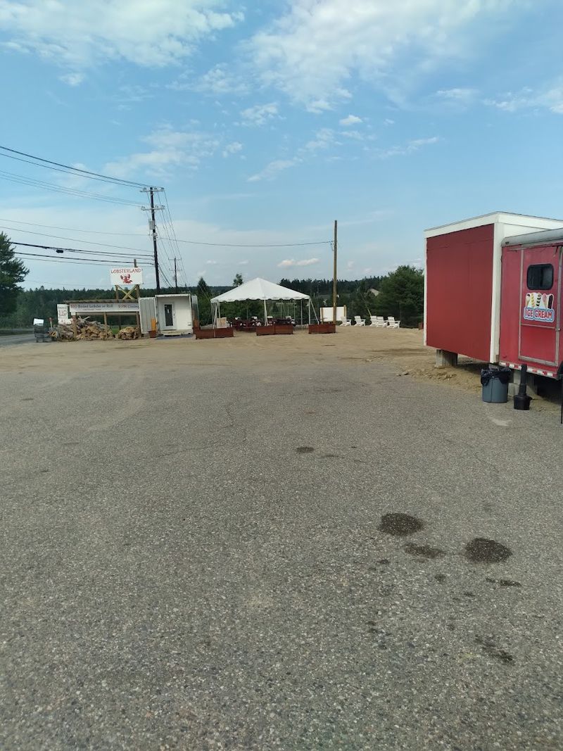 Outdoor Seating Under A Tent