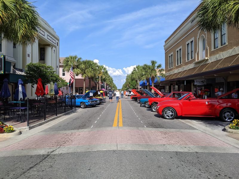 A Downtown Scene With Genuine Local Character