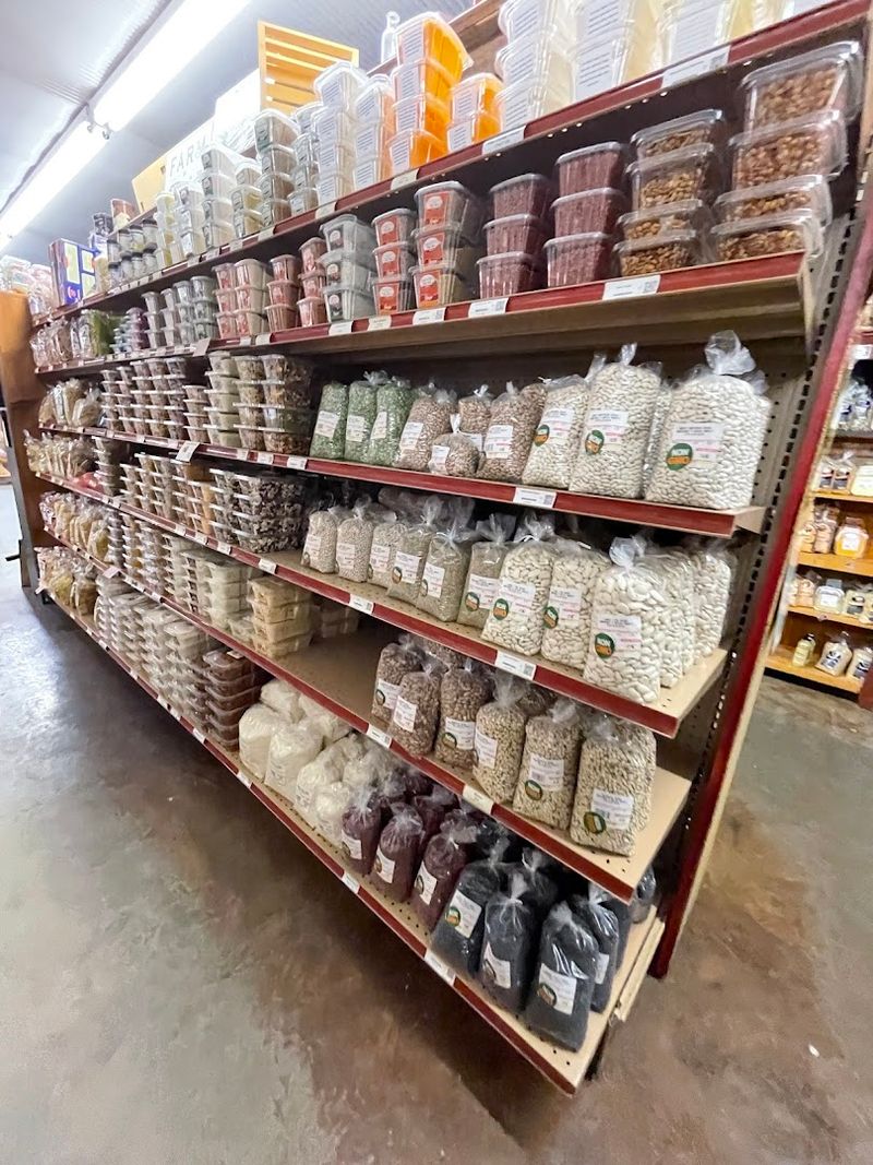 Bulk Foods And Baking Supplies Fill The Shelves