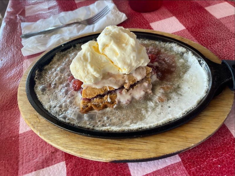 Hot Pie On A Sizzling Skillet