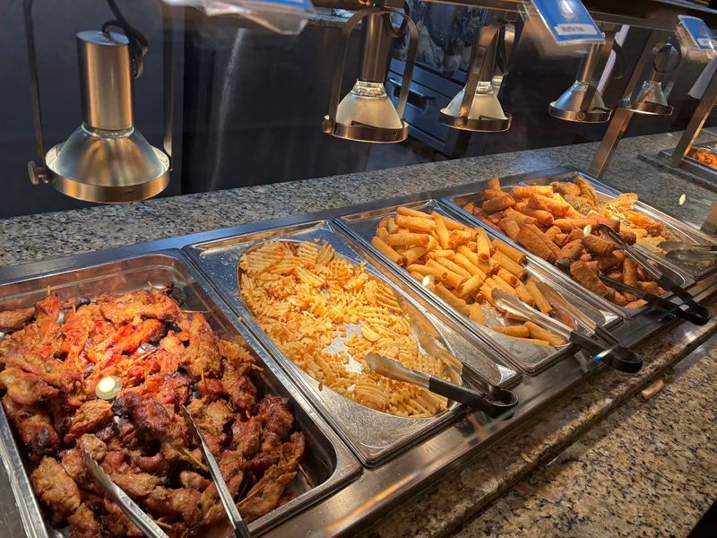 Live Hibachi Grill Action Right At The Buffet