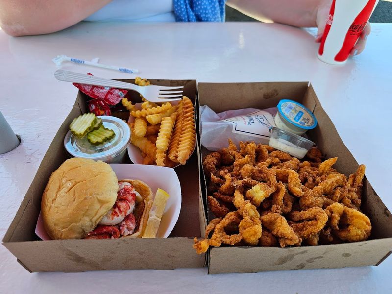 Lobster Rolls Served On A Soft Bun