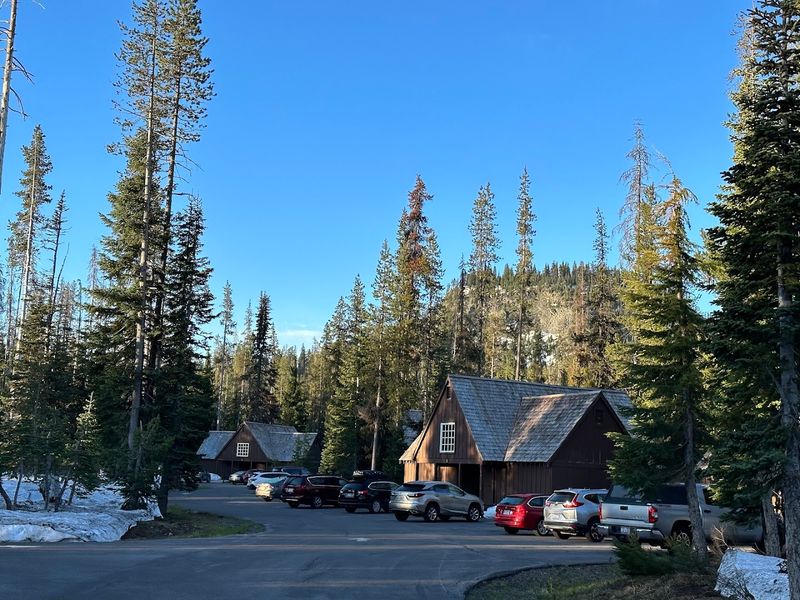 Camping Under Stars At The Edge Of A Caldera