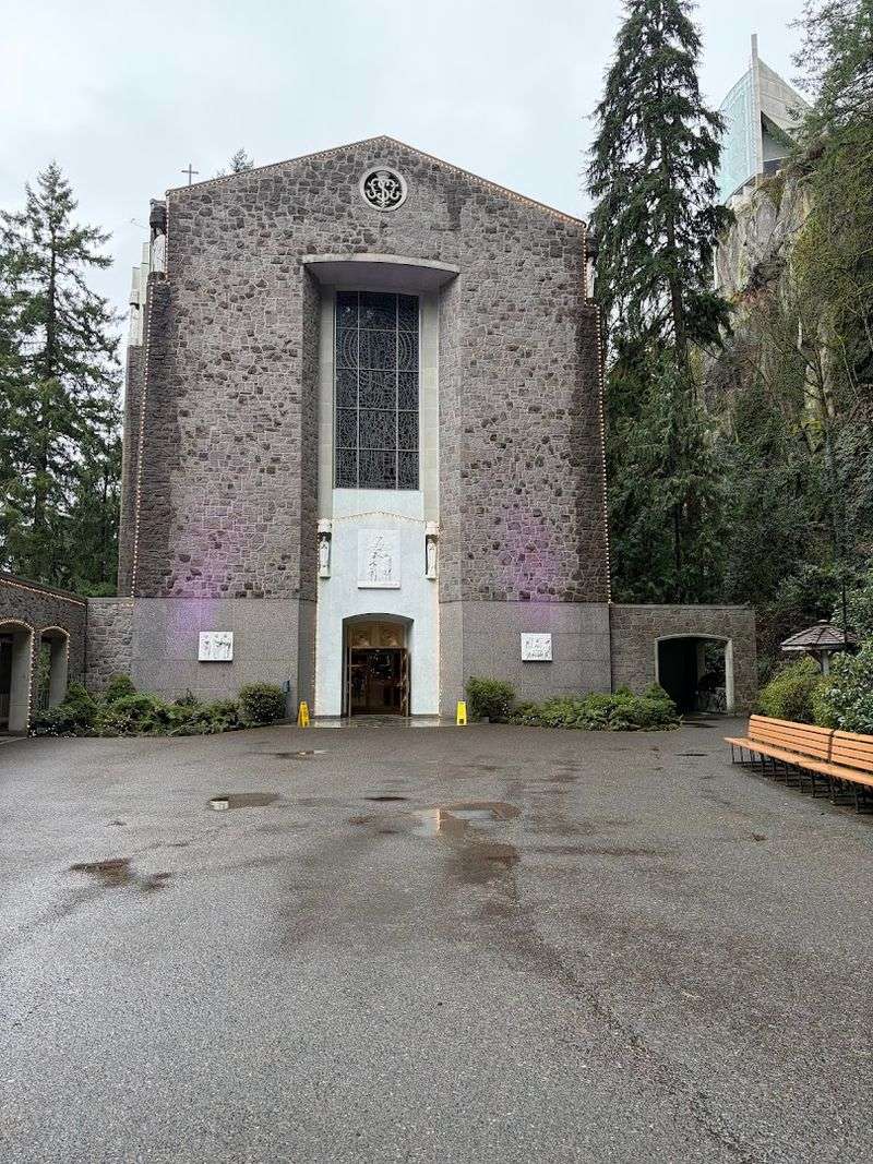 Riding The Elevator Up The Cliff