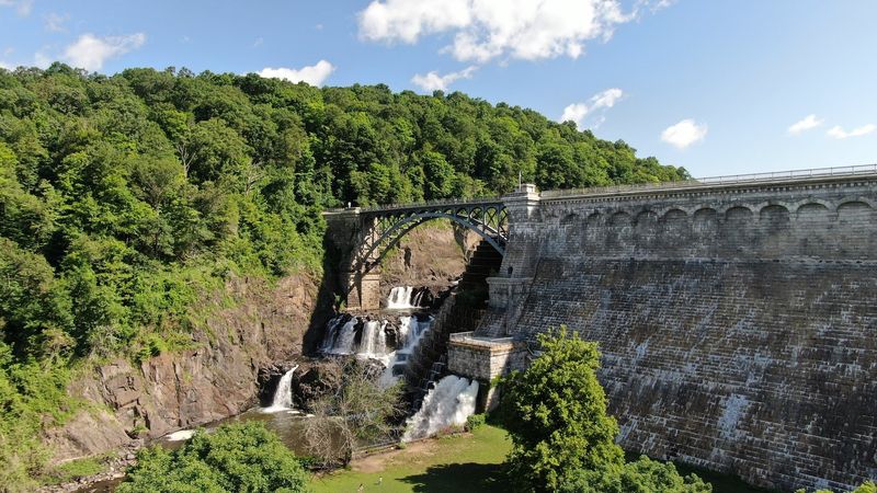 Walking Across The Top Of The Dam