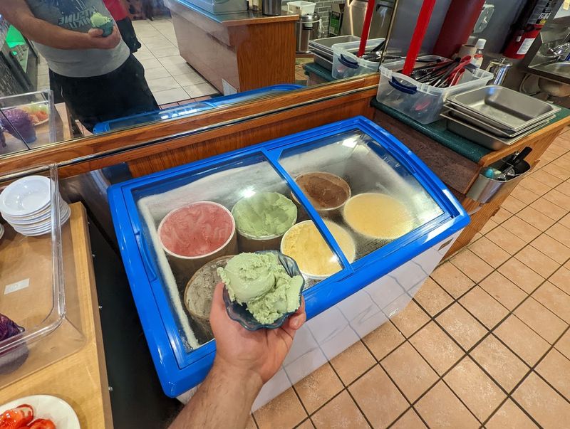 The Dessert And Ice Cream Options