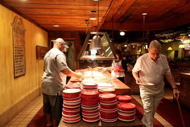 A Salad And Fruit Bar That Rounds Out The Spread