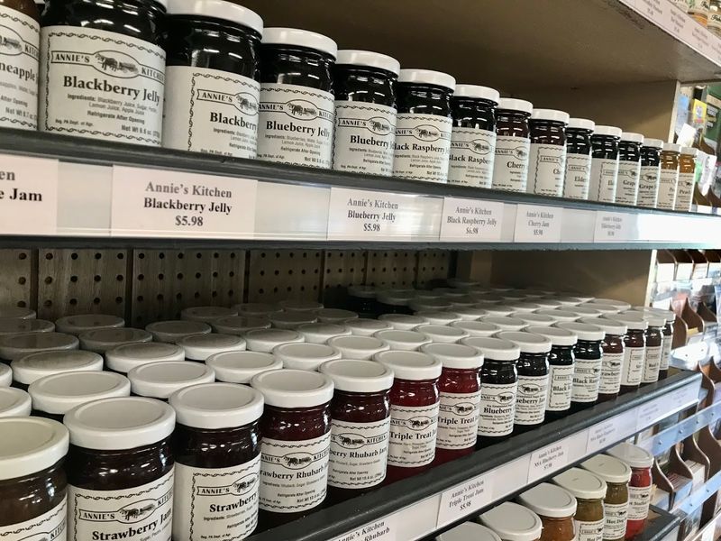 A Gift Shop Stocked With Locally Made Amish Crafts And Bulk Goods