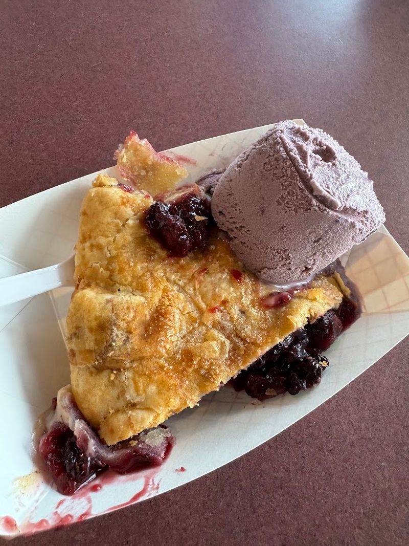 Huckleberry Ice Cream That Holds Its Own Against The Pie