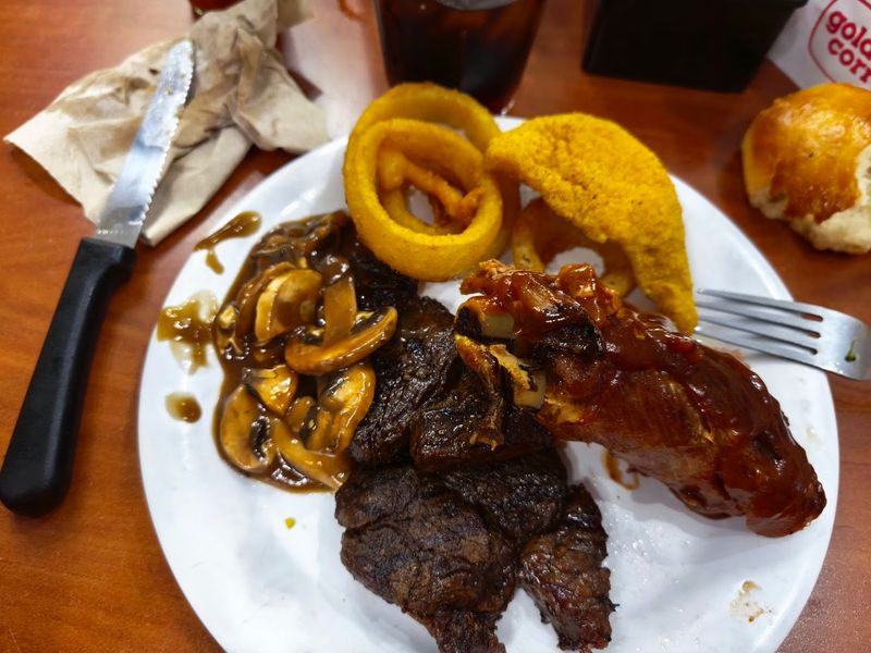 Steaks On A Buffet? Yes, It Is Really A Thing Here