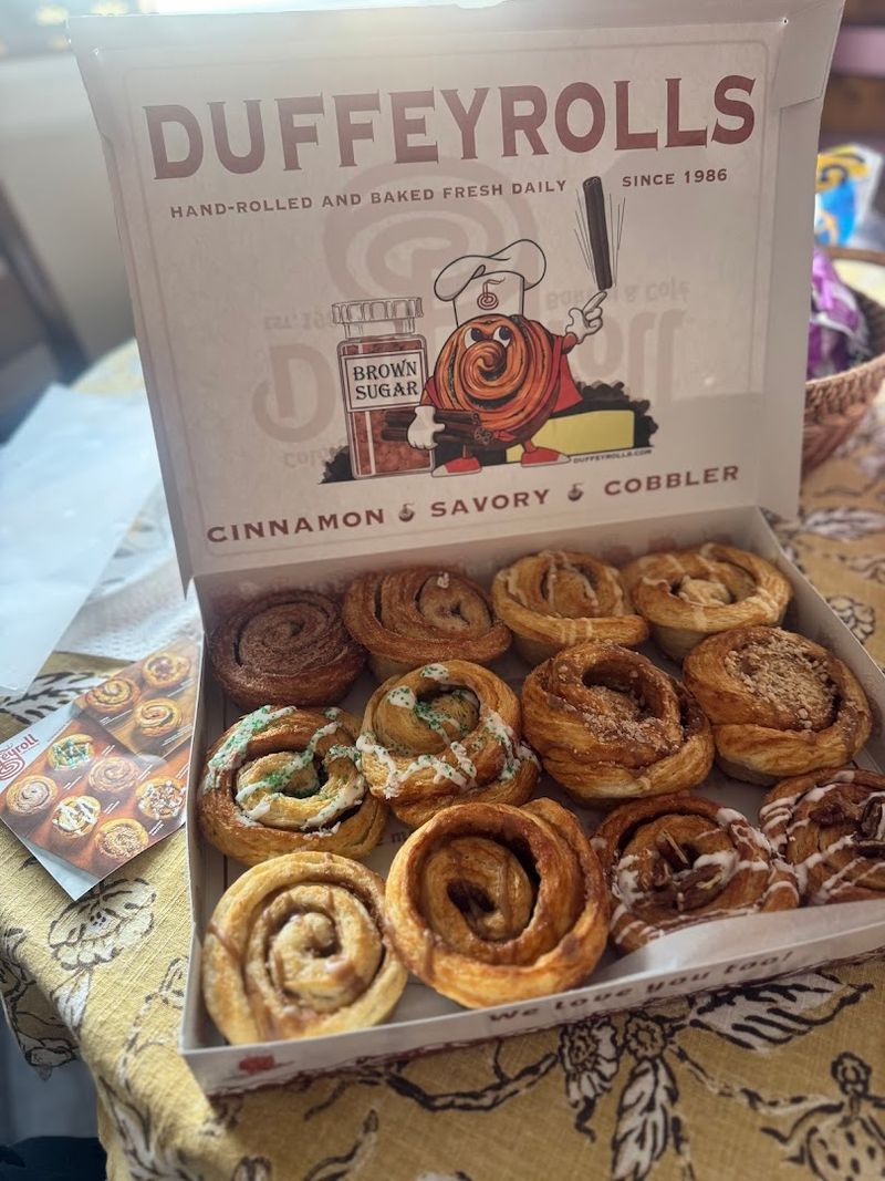 Those Famous Cinnamon Rolls Up Close