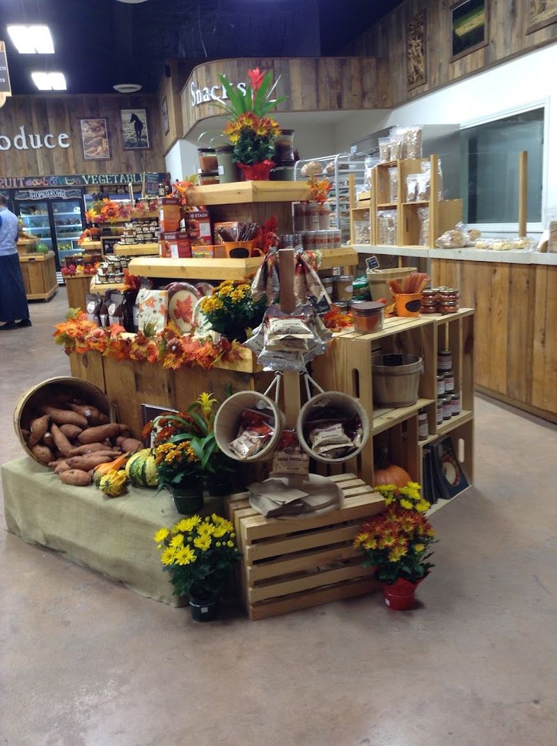 A Log Cabin Full Of Beautiful Baskets