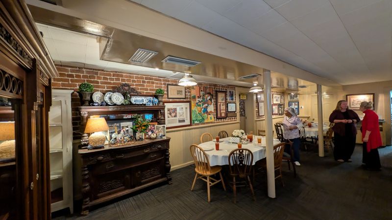 The Atmosphere Inside The Historic Dining Room