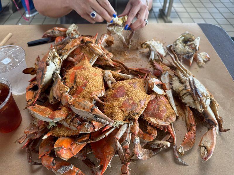 Fresh Maryland Blue Crabs Done The Right Way