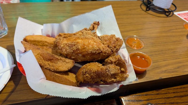 The Legendary Fried Chicken At Alpine Inn