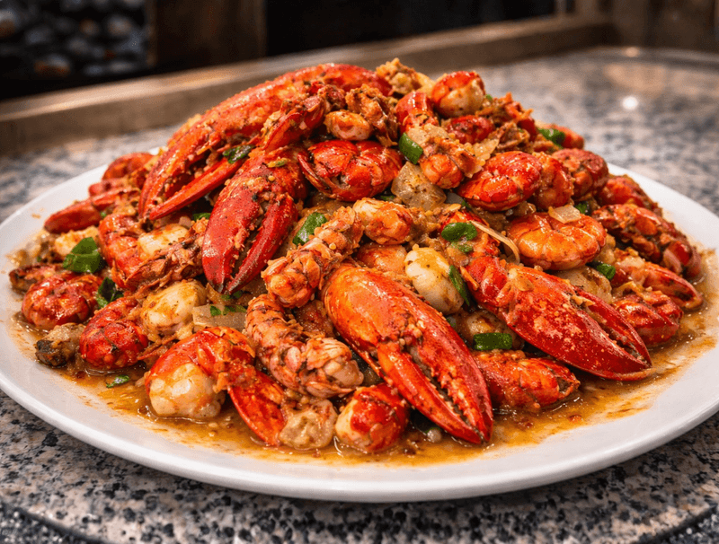 A Seafood Spread That Seriously Delivers