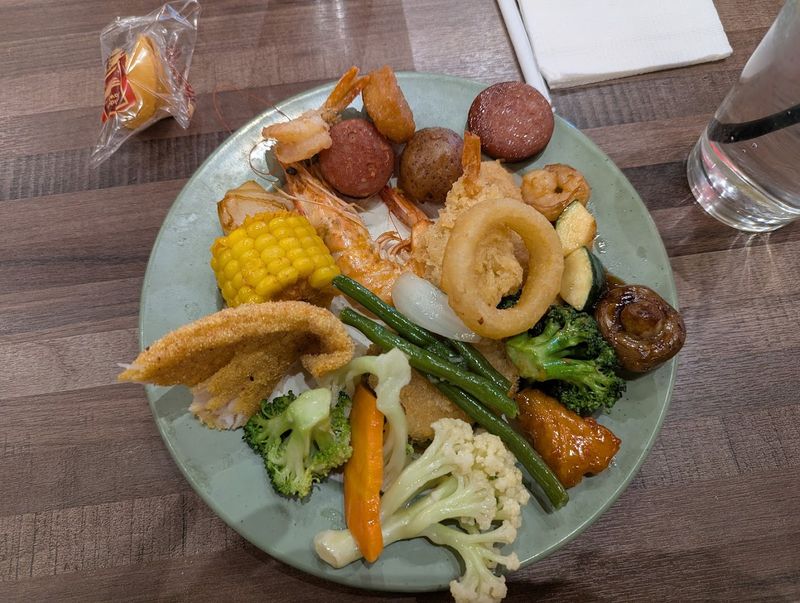 Mussels And Seafood Options Rounding Out The Spread
