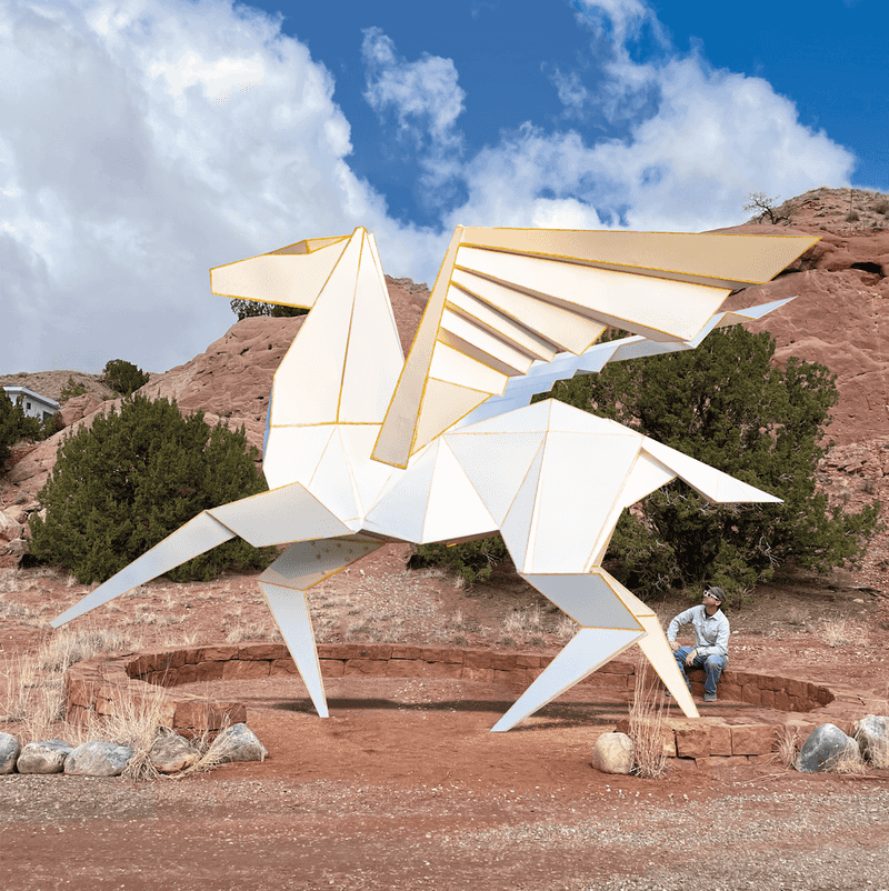 Origami In The Garden