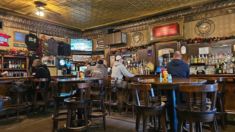 The Tin Ceiling That Sets The Mood