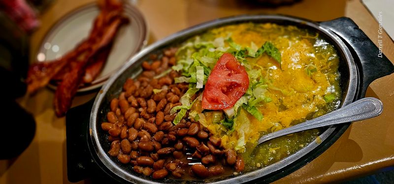 Red Or Green Over A Classic Burrito