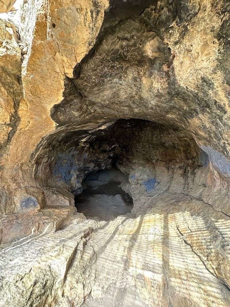 Dark Cave Passages And Desert Air