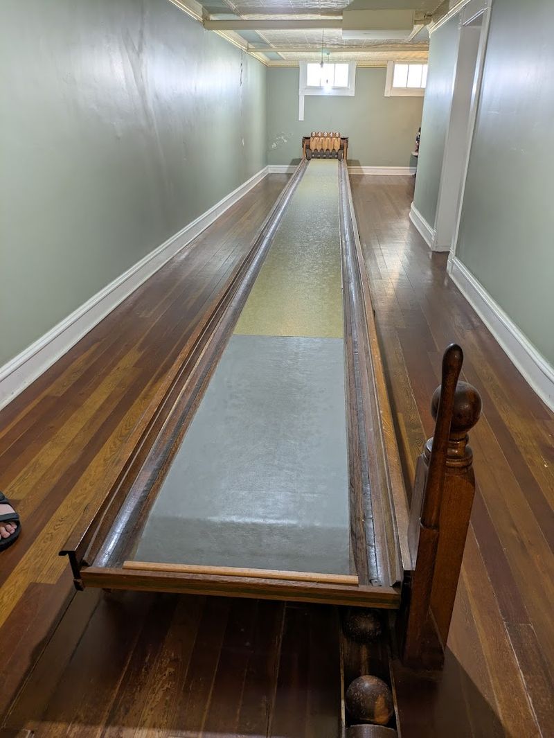 The Home Spans Four Full Floors Including A Ballroom And Basement Bowling
