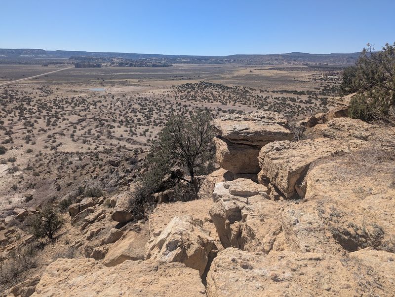 Cliffside Views Across The Mesa
