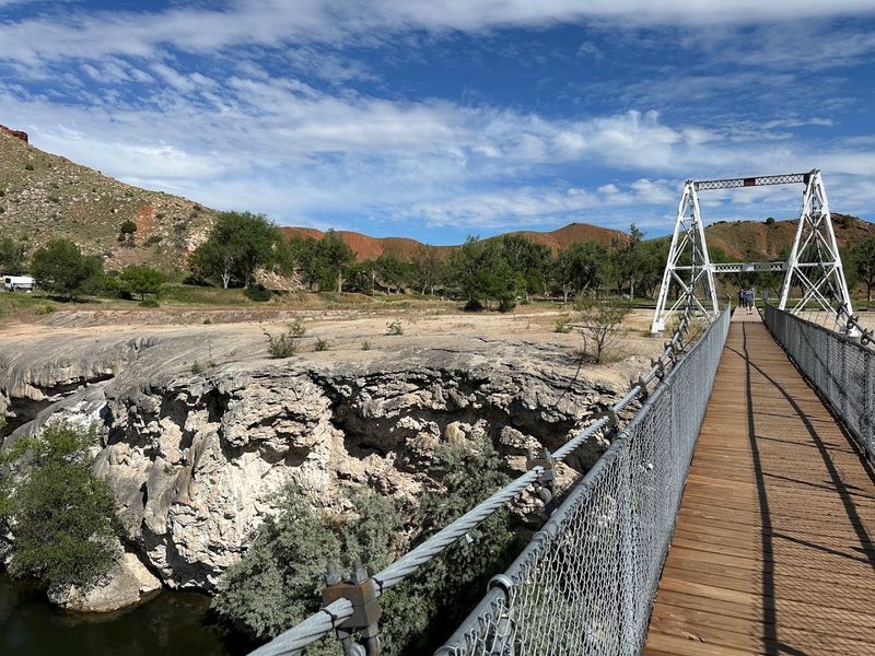 The Swinging Bridge And Scenic Trails