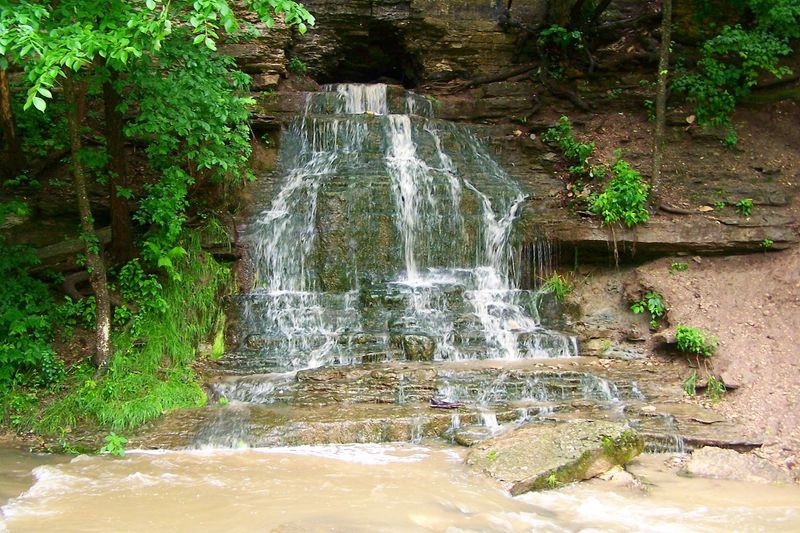 Beulah Falls and the Scenery Around the Property