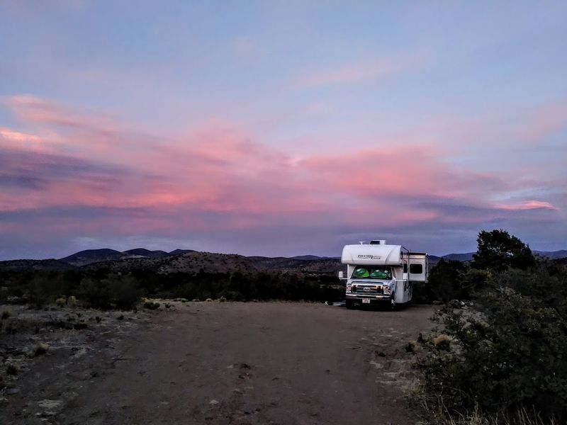Sunset Views Across Open Desert