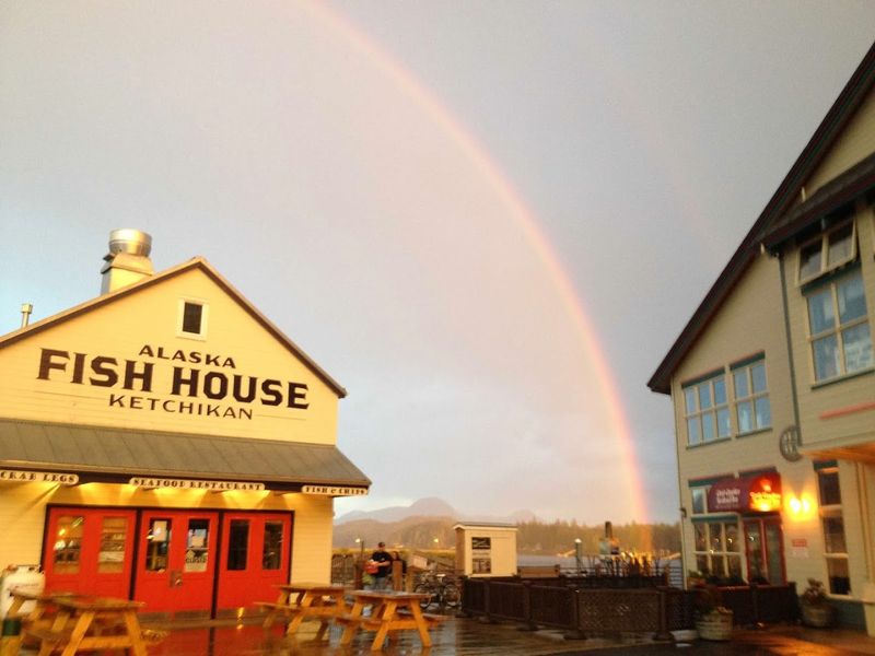 Why The Internet Keeps Coming Back To This Ketchikan Dock Spot