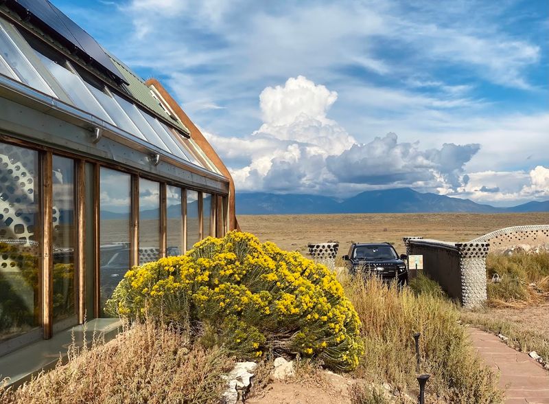 Glass Walls Facing The High Desert